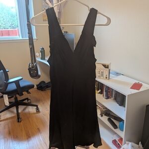 Realisation Par Black Textured Dress